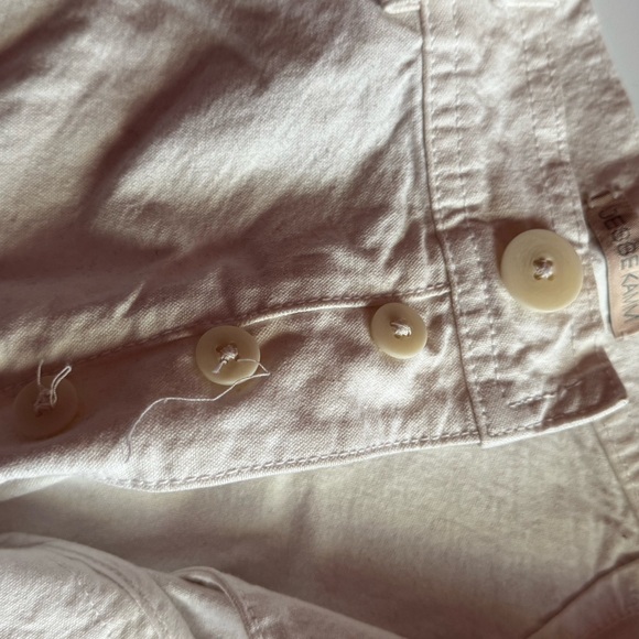 JESSE KAMM - Wide Leg Sailor Pants - White - Size 8 - Picture 3 of 8